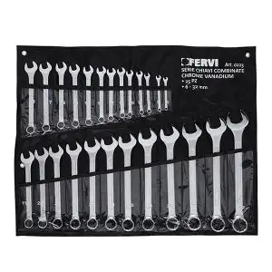 SET KOMBINIRANIH KLJUČEVA U PLATNENOM ETUIU 6-32mm 25-DIJELNI