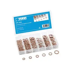 SET BAKRENIH PODLOŠKI M6-M16 U PLASTIČNOJ KUTIJI 110-DIJELNI