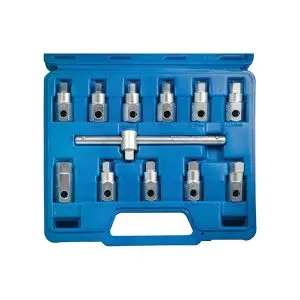 SET NASADNIH KLJUČEVA ZA KARTER ULJA 12-DIJELNI 3/8” PRIHVAT
