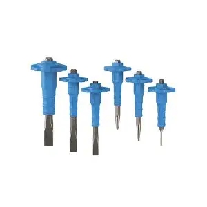 SET SJEKAČA I TOČKALA S GUMENOM ZAŠTITNOM DRŠKOM 6-DIJELNI