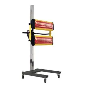 INFRACRVENA POLIMIZIRANA LAMPA 2 x 1100W, 40-100°C, PODESIVA VISINA RADA