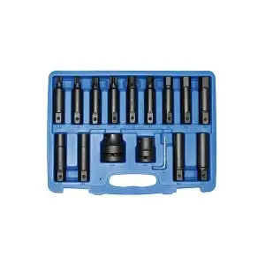SET UDARNIH KAMIONSKIH KLJUČEVA 3/4”+1”, TORX T60-T100, IMBUS 17-24, ŽENSKI TORX E18-E24