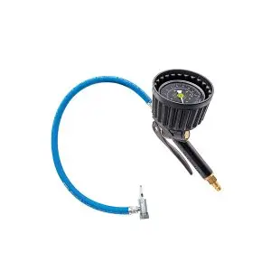 MANOMETAR ZA PUMPANJE GUMA S BRZIM PRIKLJUČKOM, UMJEREN, 0-12 BARA