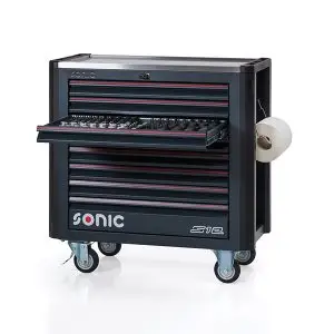 RADIONIČKA KOLICA S12 NEXT S ALATOM, 497-DIJELNA, 8 LADICA