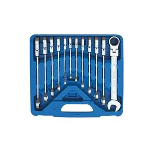 SET KLJUČEVA S RAČNOM I ZGLOBOM 8-19MM 12 DIJELNI