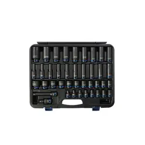 SET NASADNIH KLJUČEVA 1/2” UDARNI DUGI 9-30MM 40-DIJELNI