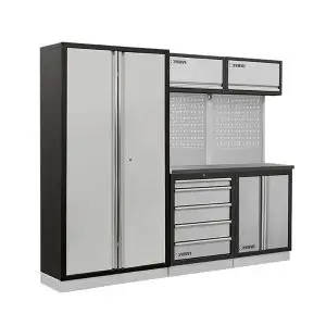 RADIONIČKI NAMJEŠTAJ ŠXDXV: 2275 x 498 x 2000mm INOX RADNA PLOČA