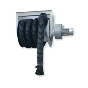 TURBINA ZA ODVODNJU ISPUŠNIH PLINOVA, NA KOLUTU, SA CRIJEVOM FI100mm, 10 m + NASTAVAK