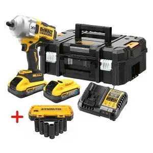 AKU UDARNI ODVIJAČ 1/2” 18V 2372 NM 2x5 AH PUNJAČ TSTAK + NASADNI KLJUČEVI UDARNI 17-24 MM