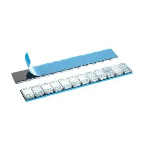 UTEZI SAMOLJEPLJIVI 5X12 GRAMA POCINČANI 60 GRAMA (100 KOMADA)