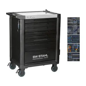 KOLICA SA ALATOM PREMIUM TT801 8 LADICA 341-DIJELNA CRNA