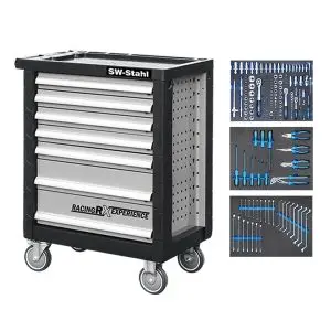 RADIONIČKA KOLICA S ALATOM, 7 LADICA 207-DIJELNA